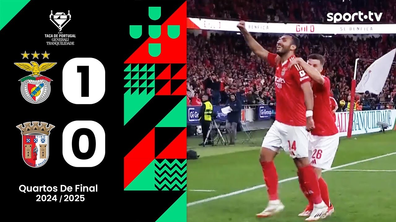 #ไฮไลท์ฟุตบอล [ เบนฟิก้า 1 - 0 สปอร์ติ้ง บราก้า ] โปรตุเกส คัพ 2025/27.2.68
